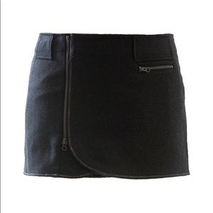 SKHOOP wool women’s mini skirt- gray